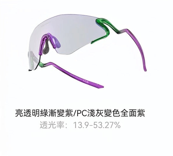Rockbros Agile Snake Photochromic Sports Sunglasses Ultra-Light TR90 Cycling Eyewear