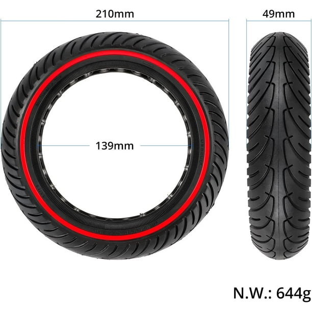 8.5" Honeycomb Solid Tubeless Puncture-Proof Tires Wheels compatible w/ Xiaomi Pro M365 M187 1s