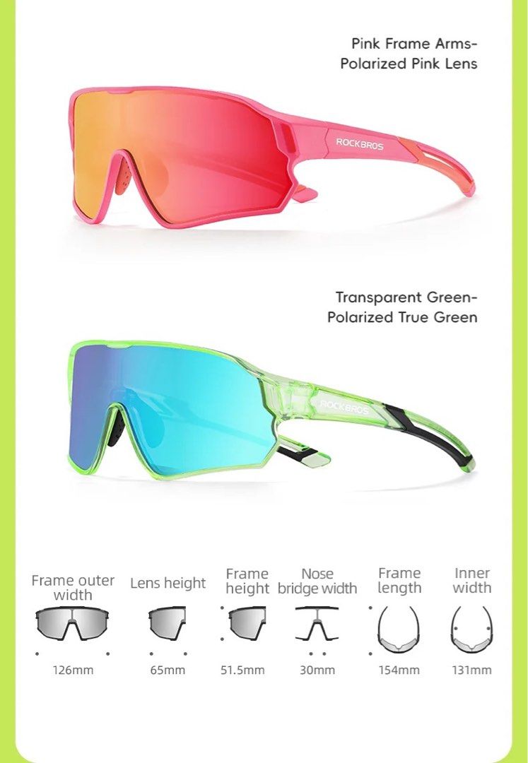 Rockbros Kids sunglasses polarise lens outdoor