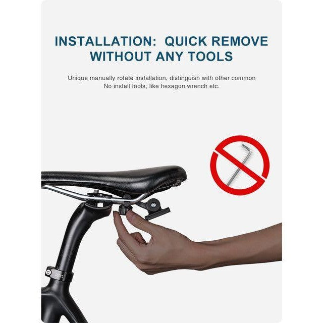 Rhinowalk 1.2L bicycle tail bag quick release buckle