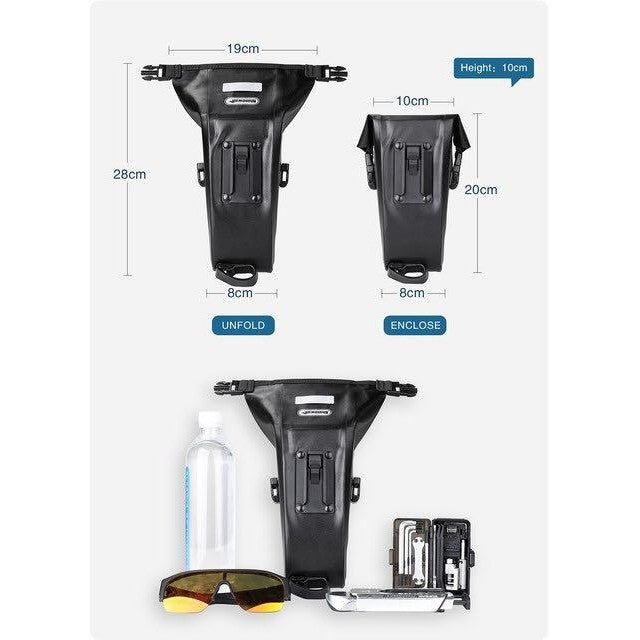 Rhinowalk 1.2L bicycle tail bag quick release buckle