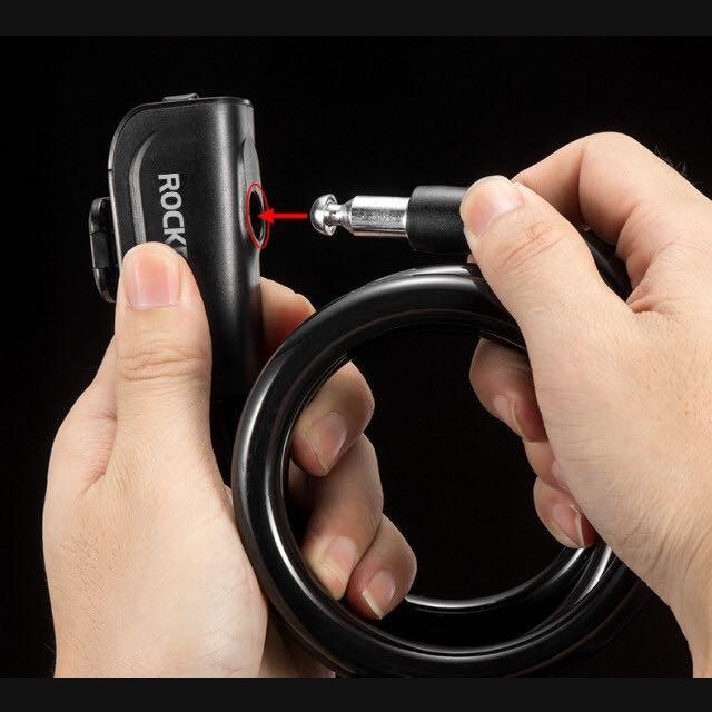 Rockbros Bicycle Lock Anti-theft Lock with Bicycle Lock Frame and Key Bicycle Bike Lock