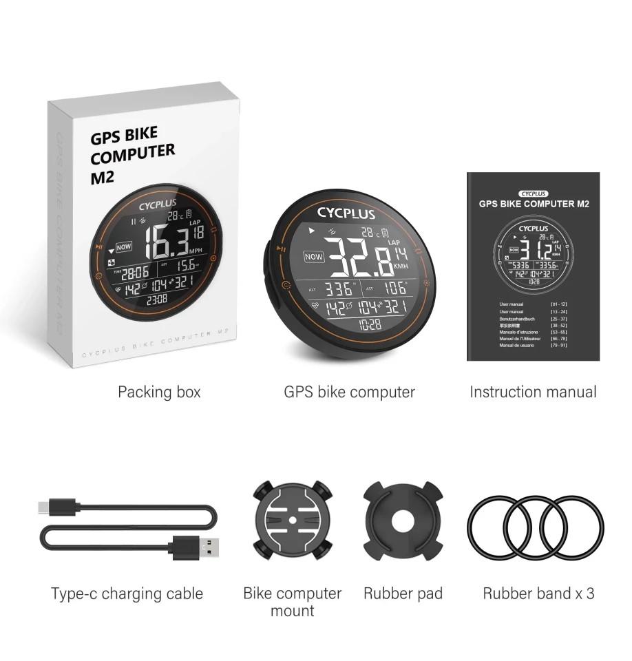 CYCPLUS M2 Wireless Waterproof Bike Computer GPS