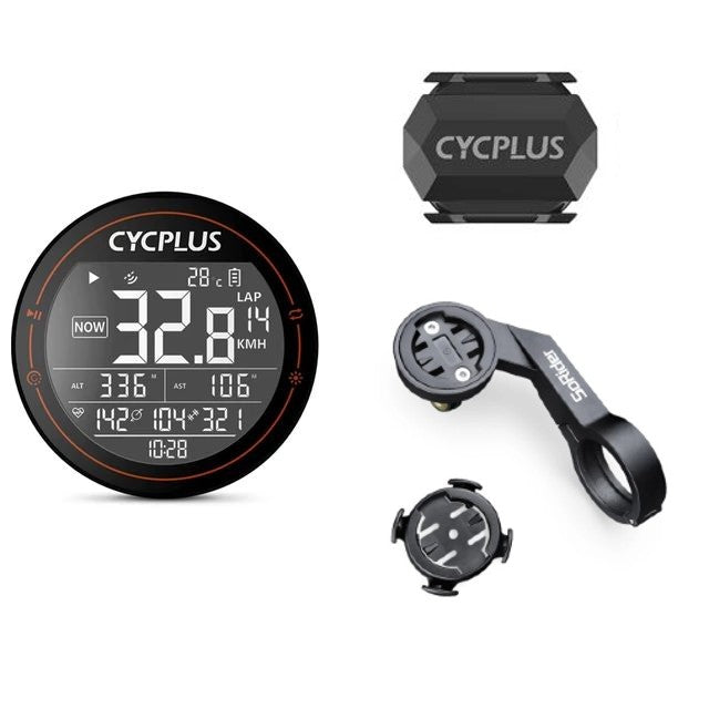 Cycplus M2 cycling computer Bike Computer Speed / Cadence HRM Bundle