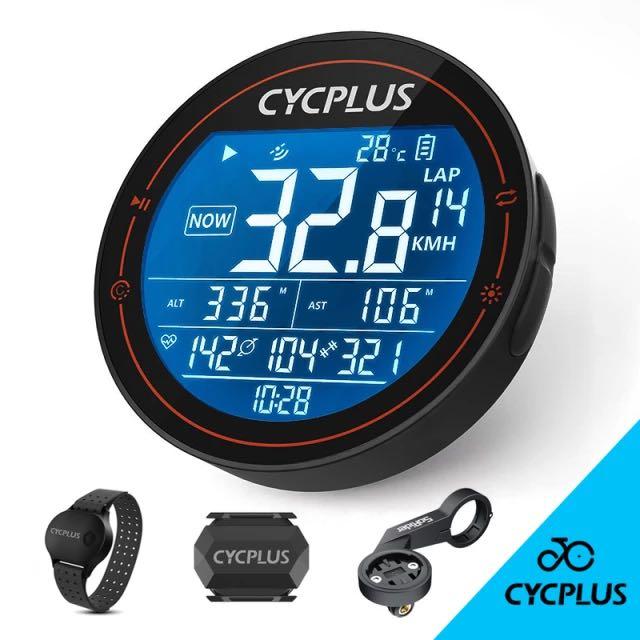 Cycplus M2 cycling computer Bike Computer Speed / Cadence HRM Bundle