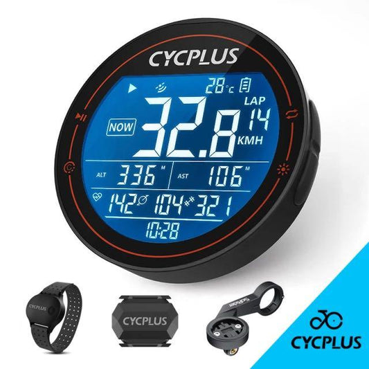 Cycplus M2 cycling computer Bike Computer Speed / Cadence HRM Bundle