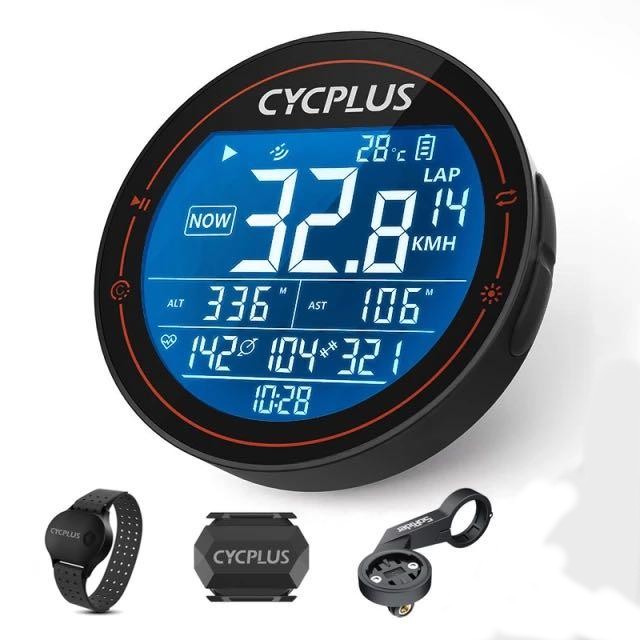 Cycplus M2 cycling computer Bike Computer Speed / Cadence HRM Bundle