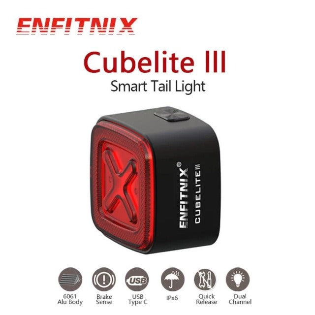 Rear Bike Led New Enfitnix CubeLite III SMART Tail Light Shopee