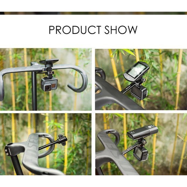Aluminum alloy extension frame for Gaciron H11 wind-breaking handlebar