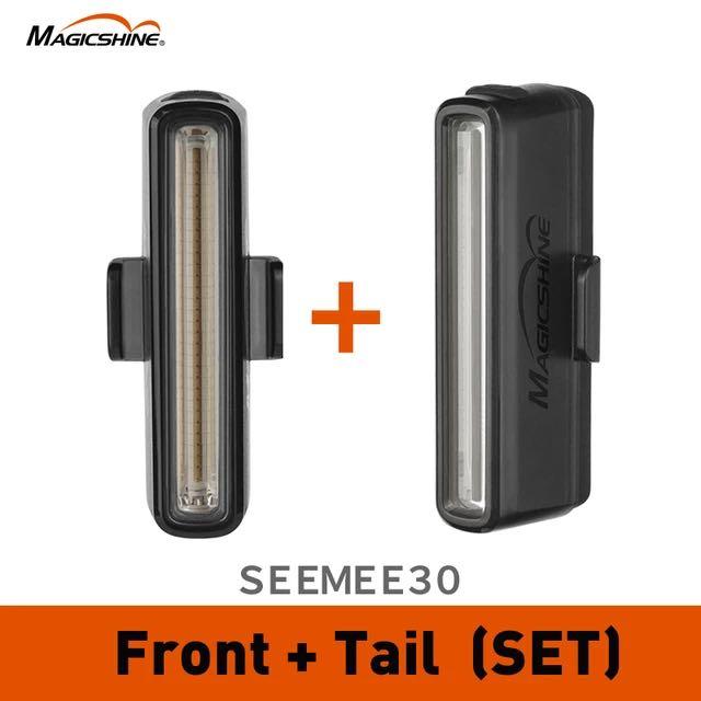 Magicshine SeeMee 30 Bicycle Headlight Taillight Set USB Charging IPX6