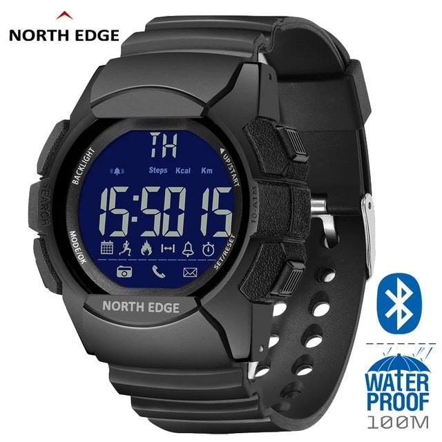North Edge AK Multi Functions Waterproof Bluetooth Connection Multi Function Outdoor Sports Watch Waterproof Bluetooth Connection