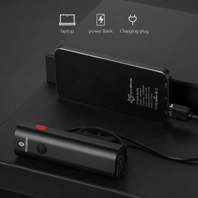 Rockbros Bike Light 400 Lumens USB Rechargeable