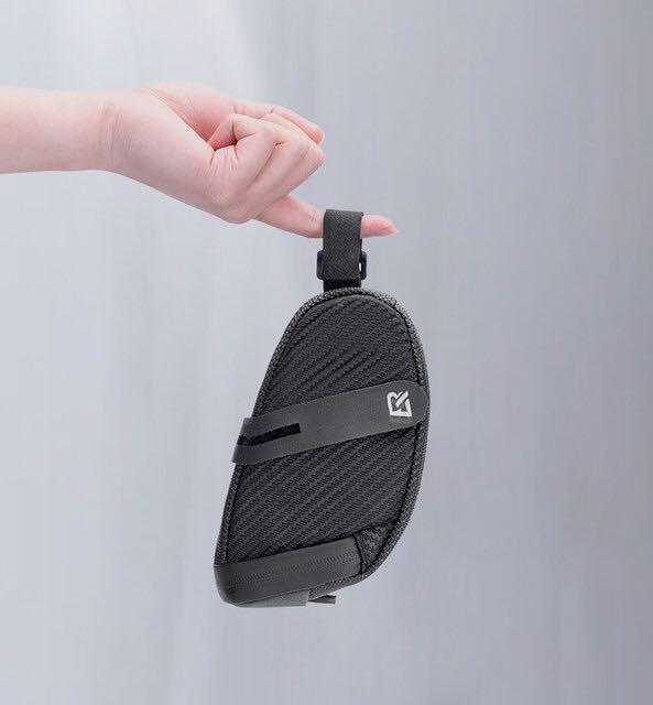 Rockbros Bicycle Tail Bag Size Lightweight and Convenient Velcro Fastening Medium Size Rear Bag w/ Magic Tape