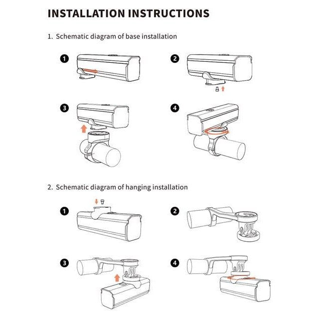 Rockbros RHL-1000 Lumens Q5 Smart Tail Light Front Rear Light Set Head Rear Light Bundle