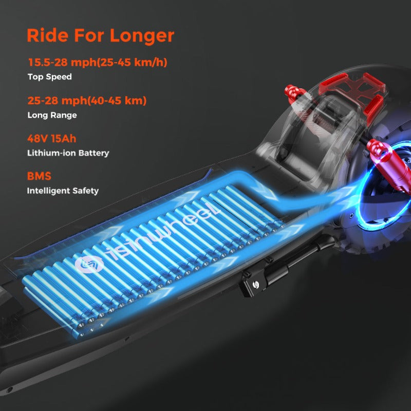 isinwheel GT2 11" 800W Off Road E-scooter Electric Scooter