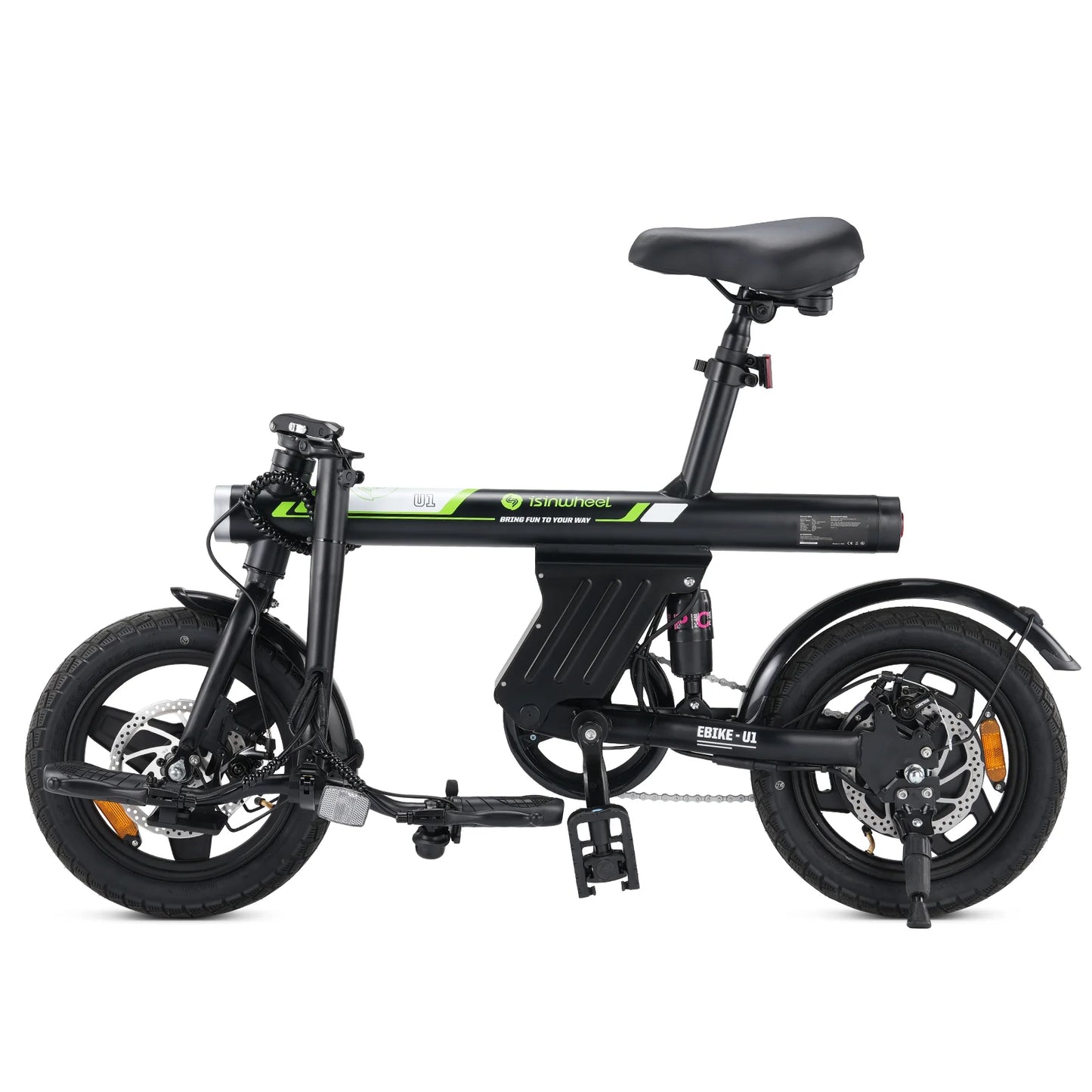 Isinwheel U1 14" 36V 250W hidden battery commuter electric bicycle