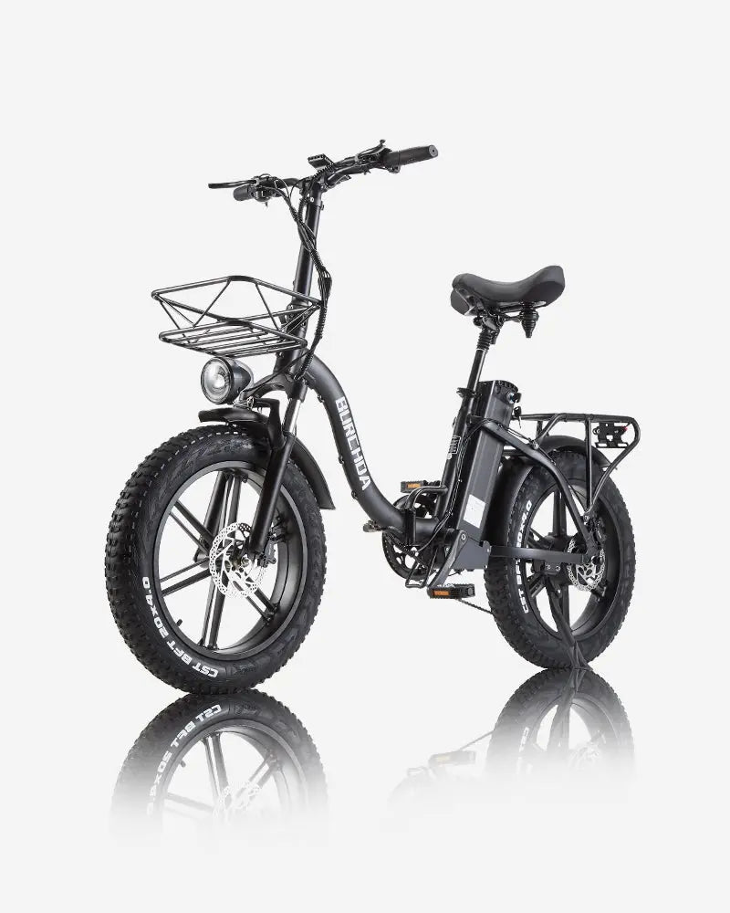 BURCHDA R8 Pro 20" Fat Tire 500W Foldable Commuter Ebike