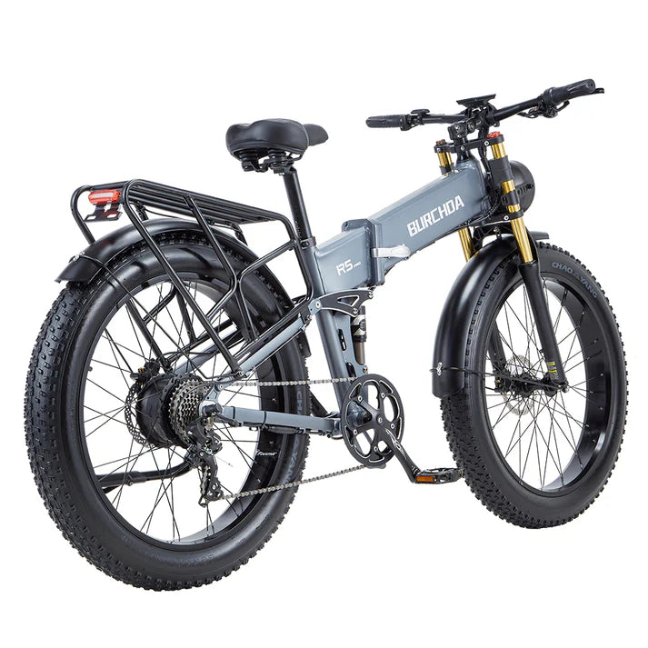 BURCHDA R5 Pro 26" 1000W Foldable Fat Tire Electric Bike