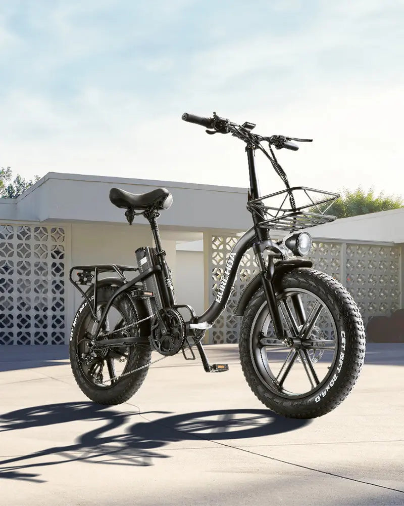 BURCHDA R8 Pro 20" Fat Tire 500W Foldable Commuter Ebike