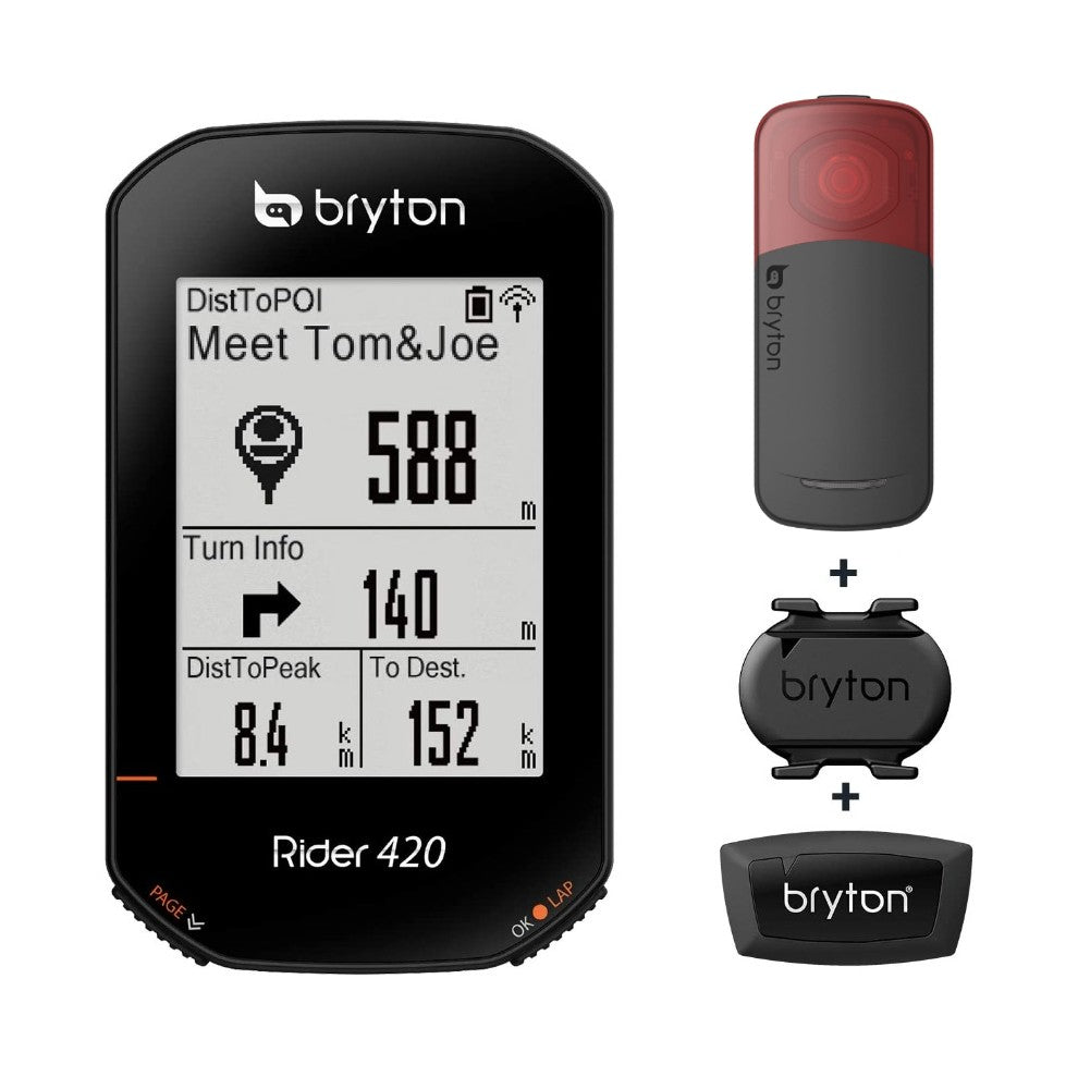 Bryton Rider 420 Wireless Cycling Computer GPS Bike Computer International Ver.