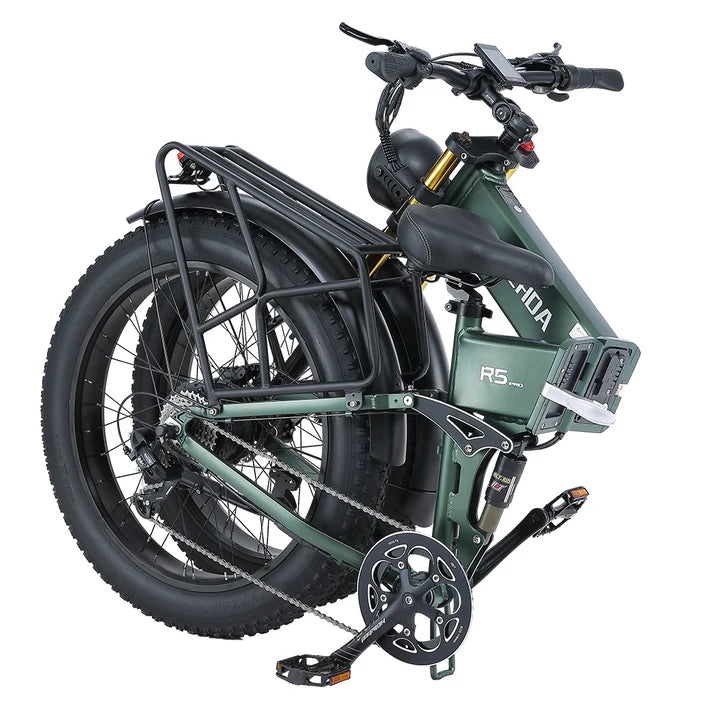 BURCHDA R5 Pro 26" 1000W Foldable Fat Tire Electric Bike