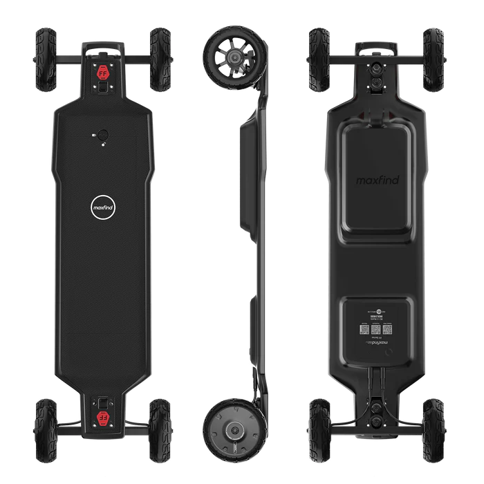 Maxfind FF AT Offroad All Terrain Electric Skateboard Remote Control 1500W x2 Dual motor Range 28km