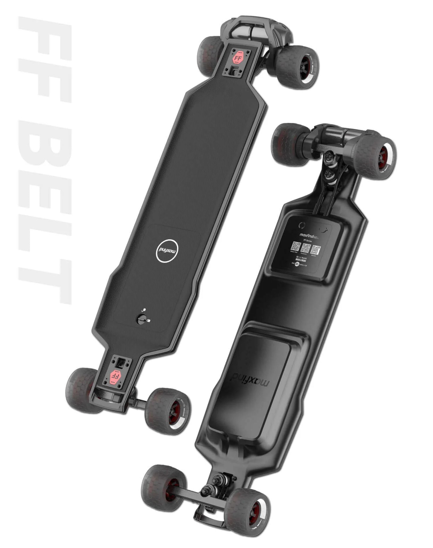 Maxfind FF BELT Offroad Electric Skateboard Fastest Longboard Range 40km