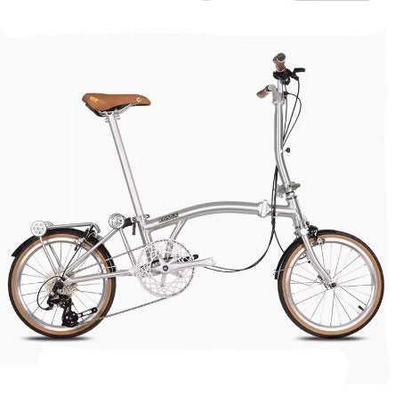 KOSDA 16" 8 Speed Aluminum Alloy Folding Bicycle Bike Brompton Style