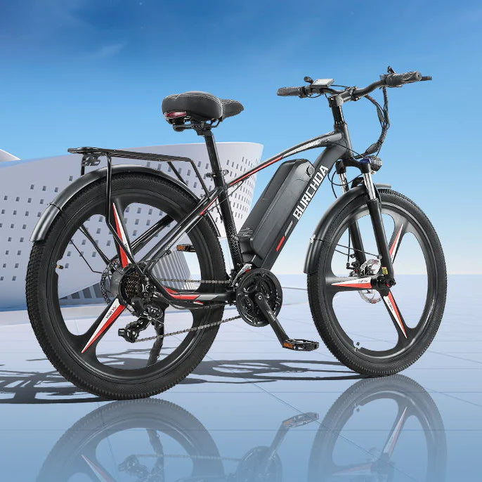 BURCHDA RX60 26" 500W Electric Mountai Power-Assisted Bike