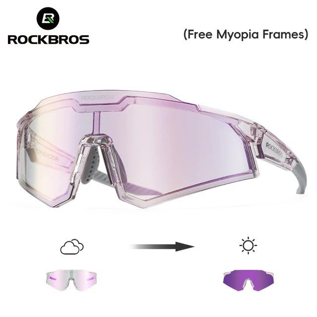 Rockbros Outdoor Activities Sunglasses Photochromic Sport Cycling