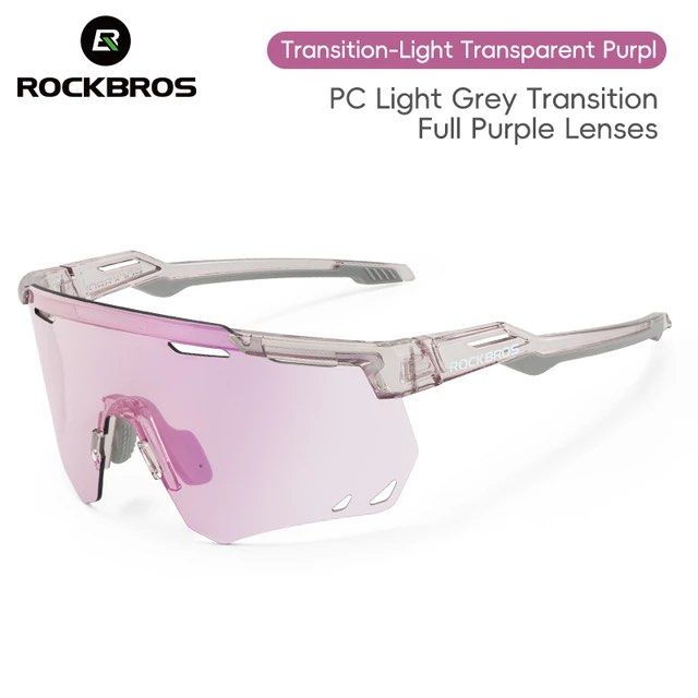 Rockbros Photochromic Lens Sunglasses Cycling Bicycle Visor Outdoor