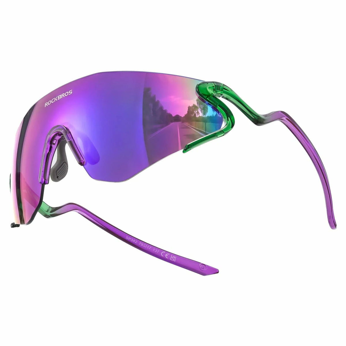 Rockbros Agile Snake Photochromic Sports Sunglasses Ultra-Light TR90 Cycling Eyewear