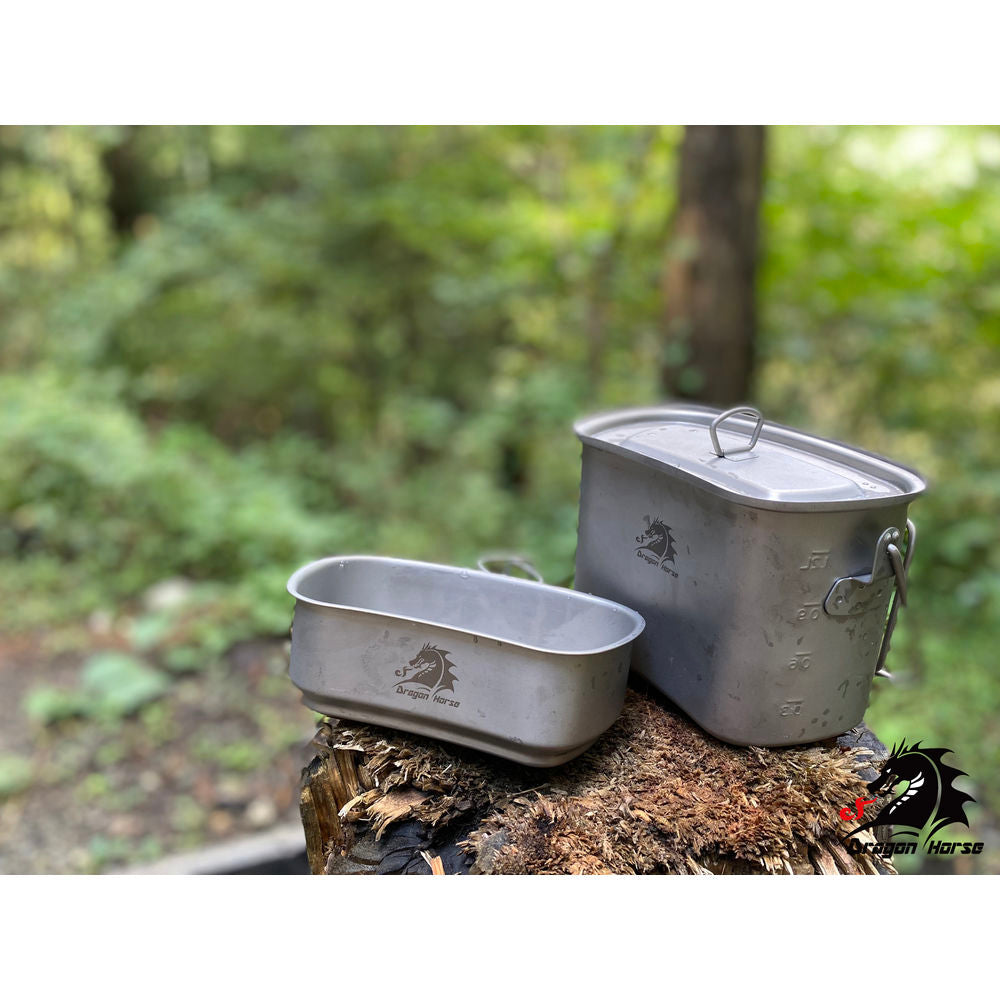 Titanium Cookware Set Dragon Horse X Boundless Voyage Camping Outdoor