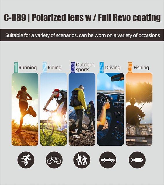 Cinalli C-089 Polarised  Cycling Outdoor Sport Sunglasses