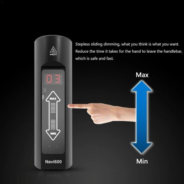Enfitnix Navi600 單車前燈 觸控式 600流明 單車燈 防水 USB充電