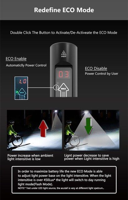 Enfitnix Navi600 單車前燈 觸控式 600流明 單車燈 防水 USB充電