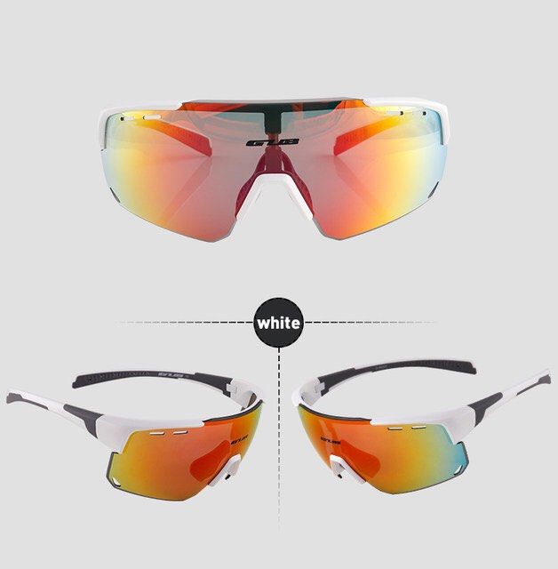 GUB Polarised Lens Outdoor Sunglasses w/ 3 Lens Interchangeable