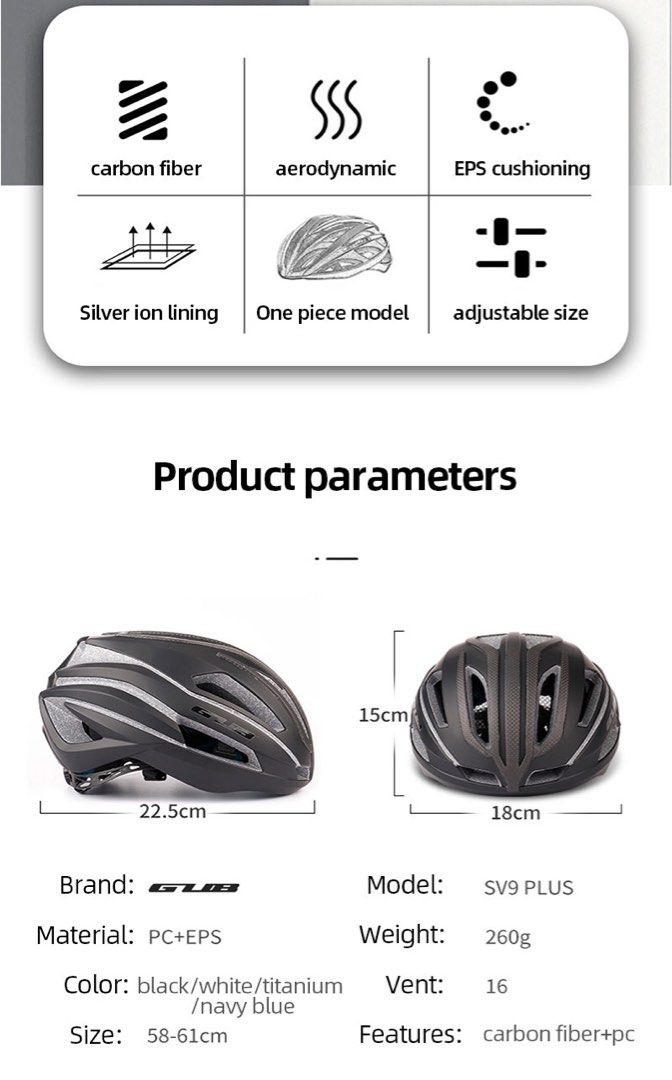 GUB SV9 Plus 輕量化單車頭盔 公路頭盔 透氣散熱