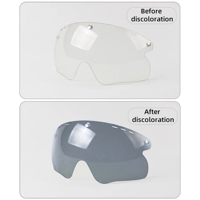 GUB K111 Plus Color Changing Goggles Road Bike Helmet Road Bike Helmet w/ Photochromic Visor