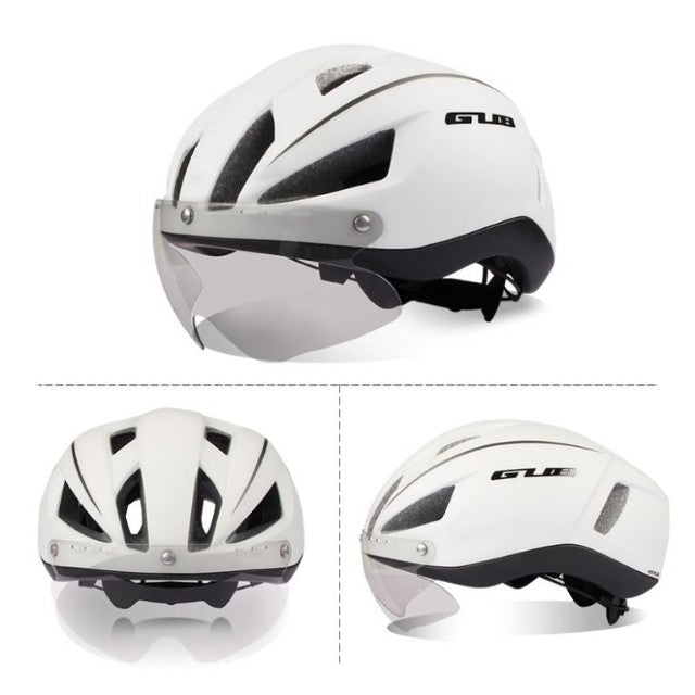 GUB K111 Plus Color Changing Goggles Road Bike Helmet Road Bike Helmet w/ Photochromic Visor