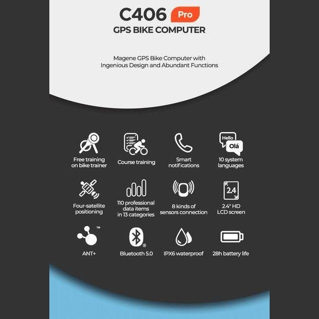 Magene C406 Pro S314 Sensors International Ver. Wireless Bike Computer Set Combo