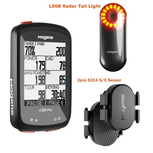 Magene C406 Pro S314 Sensors International Ver. Wireless Bike Computer Set Combo