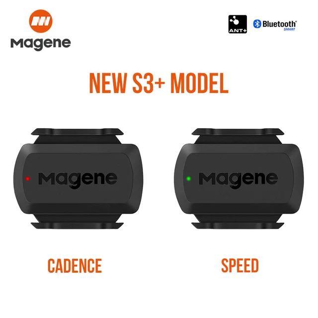 Magene S3+ Dual Mode Cadence Speed ​​Sensor Cycling ANT+ Bluetooth Geomagnetic