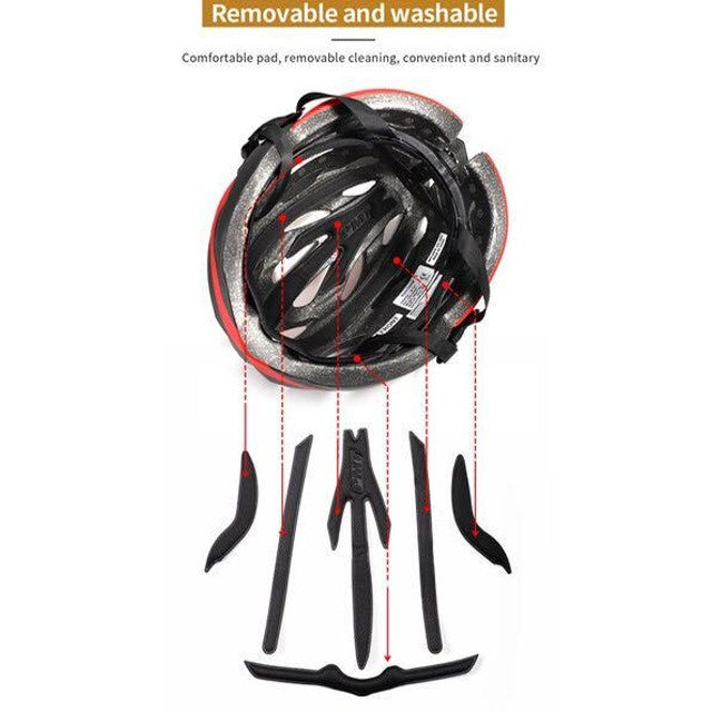 PMT M-12 lightweight road bike helmet breathable helmet All Road Ultra Light Adult Helmet