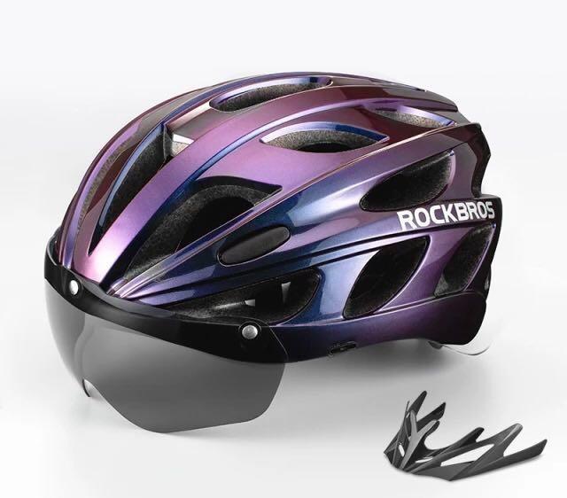 Rockbros Road Bike Helmet Magnetic Sun Visor 4 Colors Selection All Road Bike Helmet Magnetic Sun Visor 4 Colors 