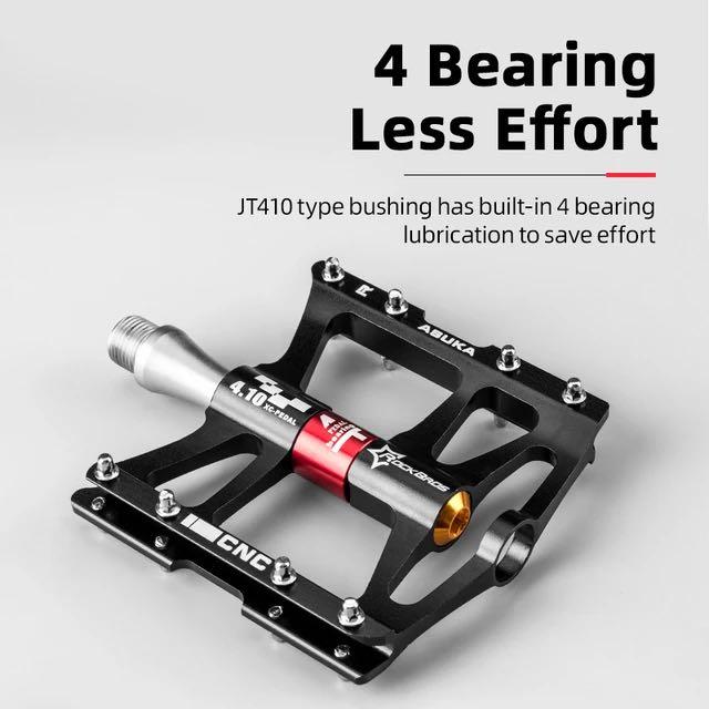 Rockbros aluminum alloy pedal lightweight design bicycle pedal waterproof and dustproof Bike Bicycle Pedal 