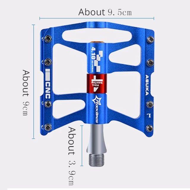 Rockbros aluminum alloy pedal lightweight design bicycle pedal waterproof and dustproof Bike Bicycle Pedal 