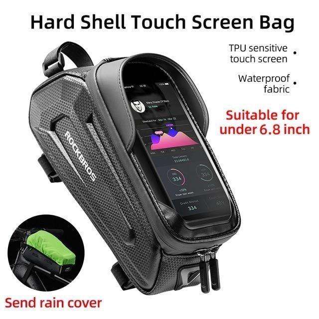 Rockbros Bike Waterproof Bag with Phone Case Fully Waterproof 6.8"