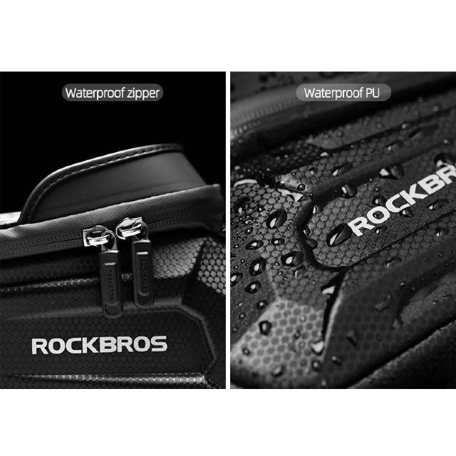 Rockbros Bike Waterproof Bag with Phone Case Fully Waterproof 6.8"