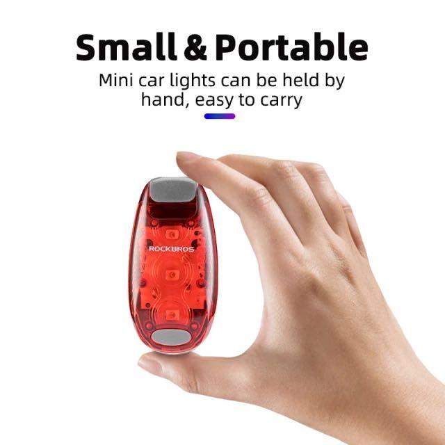 Rockbros Multipurpose Bicycle Tail Light Helmet Tail Light Bicycle Bag Tail Light Tail Light 